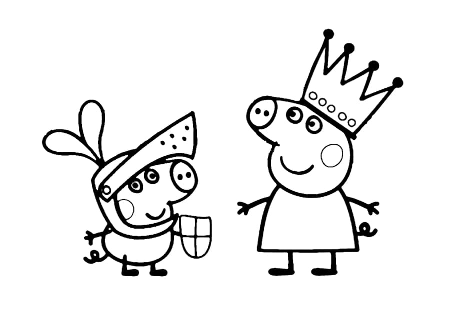 The pig and queen